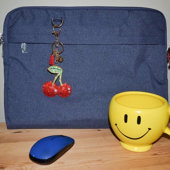 Bling Keychain Accessories for Women, Rhinestone & Cute Purse Charms for Handbag - Picture 6 of 7